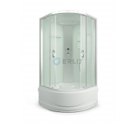 Душевая кабина Erlit ER3510TP-C3 1000*1000*2150 высокий поддон, светлое стекло