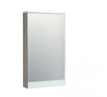 Зеркальный шкаф Aquaton Эмма белый, дуб наварра 1A221802EAD80